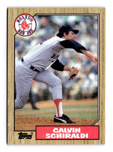 1987 topps calvin schiraldi - calvin,